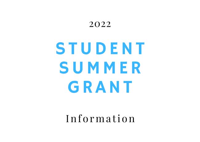 Student Summer Grants