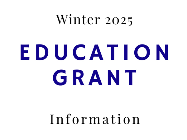 2025 Winter Grant Info