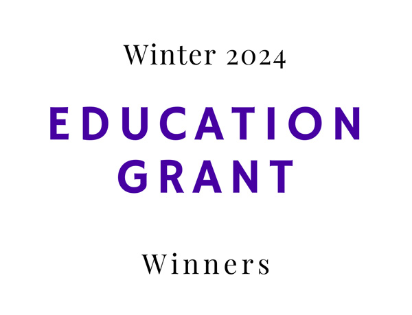 Winter 2024 Education Grant Winners